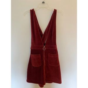 Lulu’s Maroon Corduroy Dress